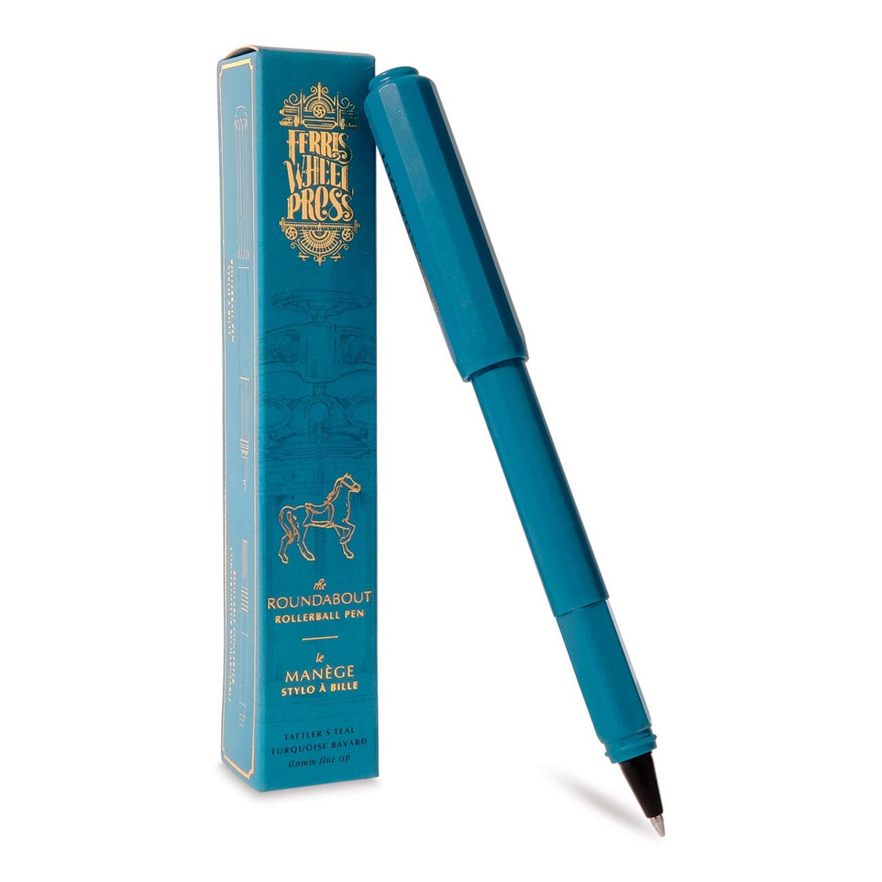 Ferris Wheel Press Roundabout Rollerball Pen - Tattlers Teal